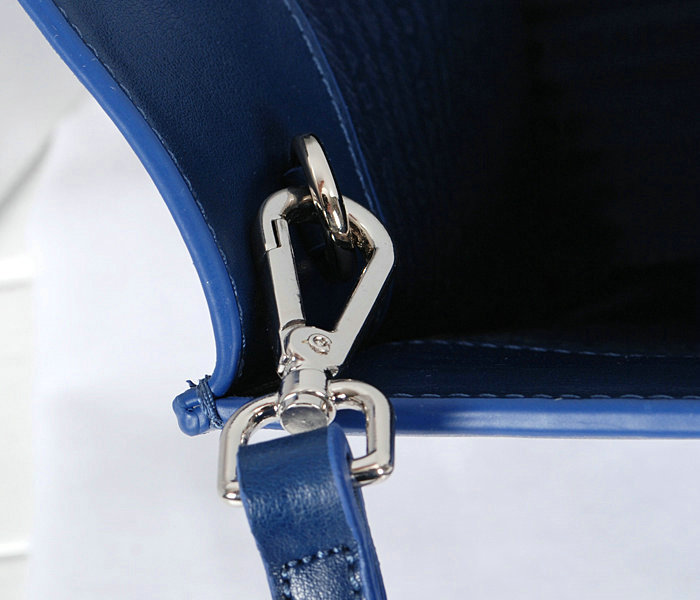 2014 Prada original leather tote bag BN2619 royalblue - Click Image to Close